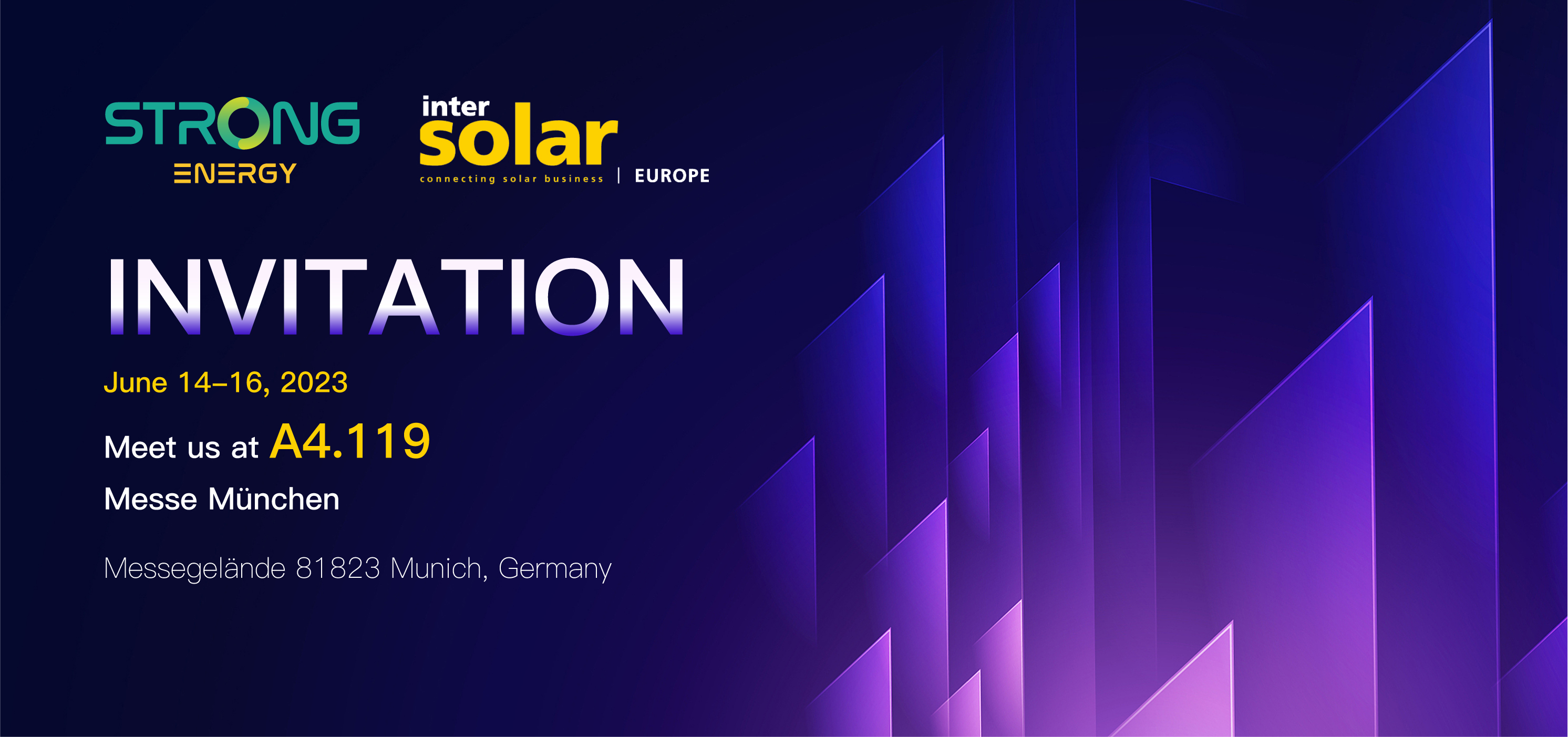 Invitation of Intersolar Europe 2023