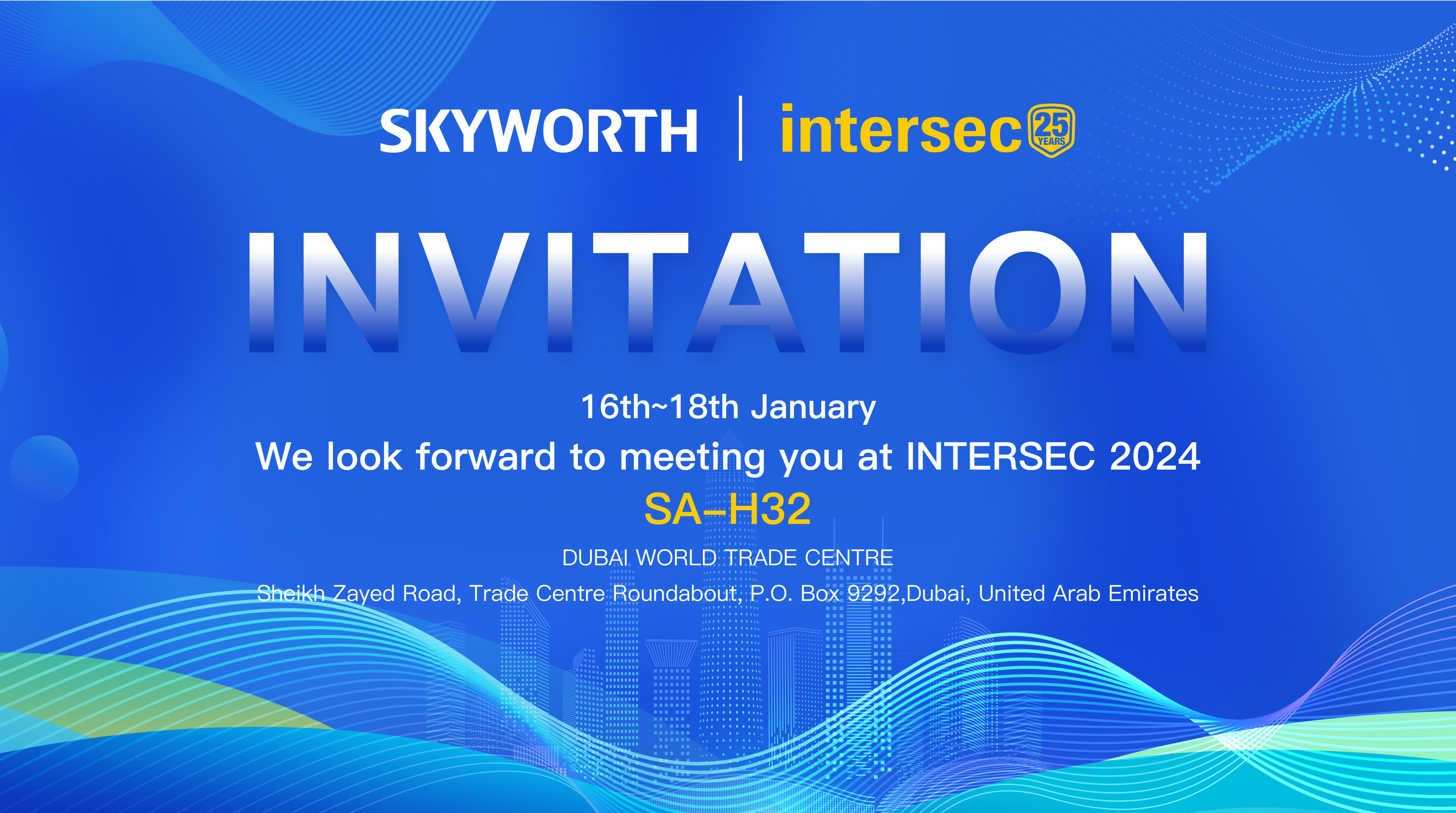 Invitation of Intersec 2024
